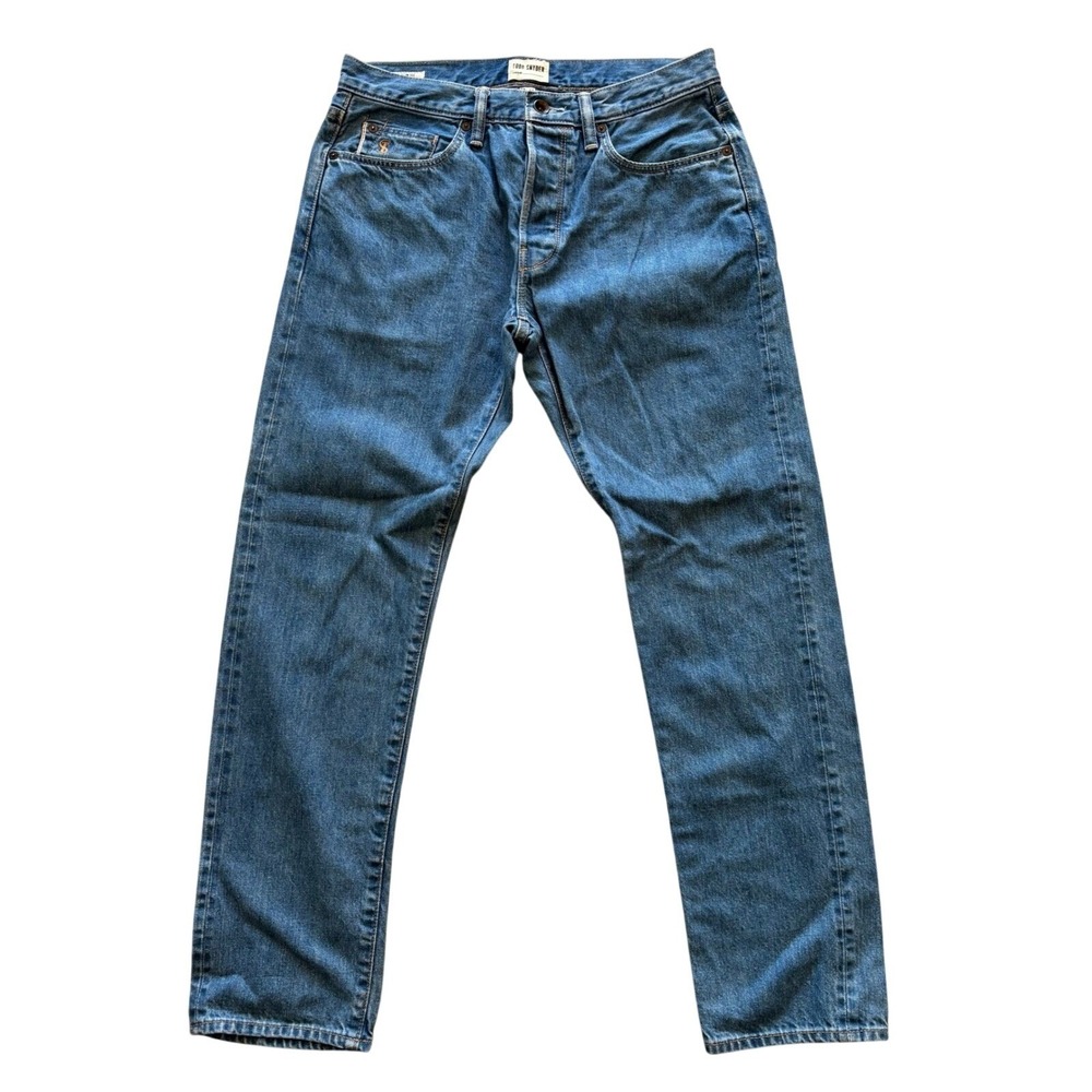 Todd Snyder Slim Fit Selvedge Denim Jeans Blue 12.5 oz Cotton 30x30